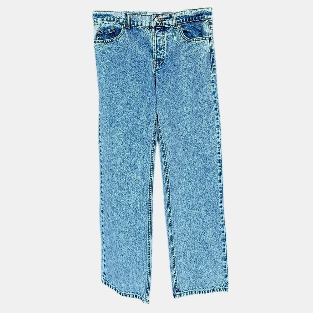 ReVice Mid‎ Rise Blue Button Fly Jeans Sz 28